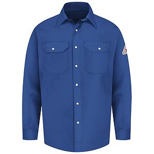 Men's Snap-Front Uniform Shirt - EXCEL FR - SES2