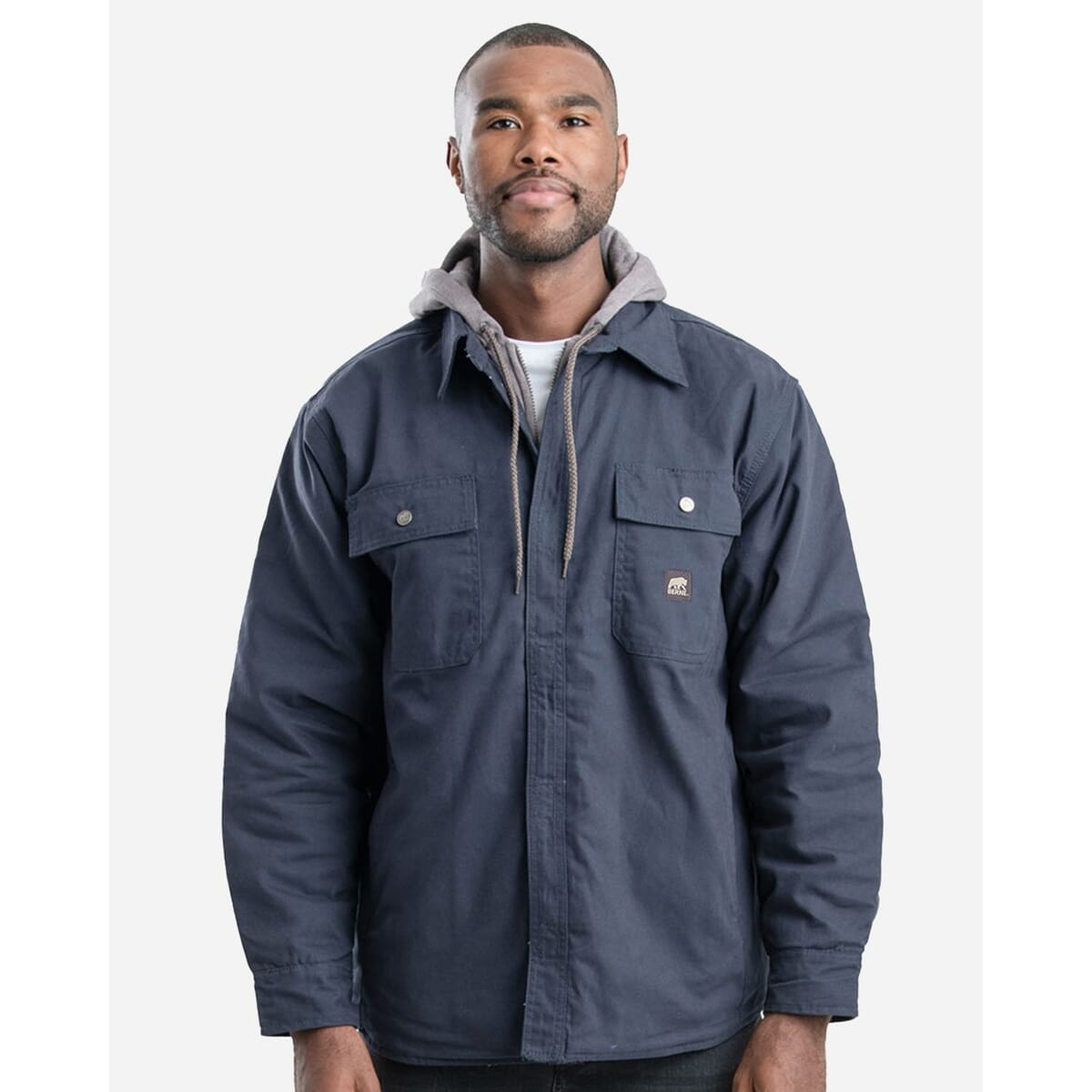 Men's Throttle Hooded Shirt Jacket - SH68