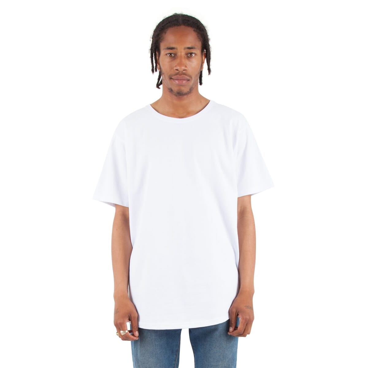 Unisex Curved Hem Long T-Shirt - SHCLT