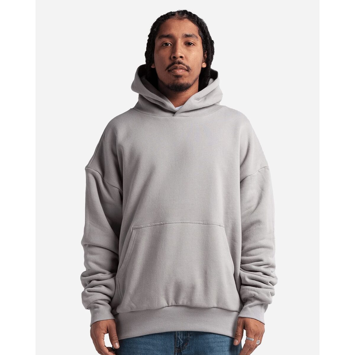 Men's Garment-Dyed Double Layer Reversible Hooded Sweatshirt - SHDLP