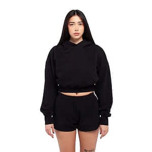 Women's Garment-Dye Crop Hooded Sweatshirt - SHGWC