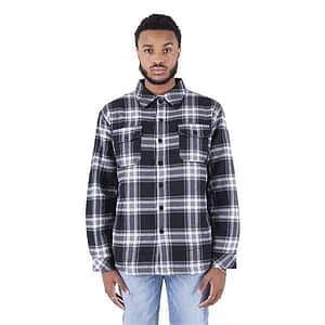 Men's Plaid Flannel Jacket - SHPFJ