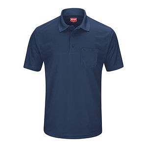 Men's Performance Knit Pocket Polo - SK98