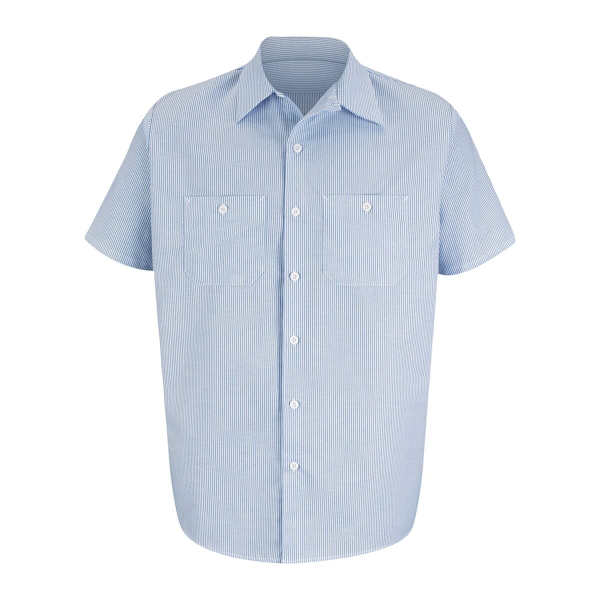 Men's Tall Industrial Stripe Work Shirt - SL20T