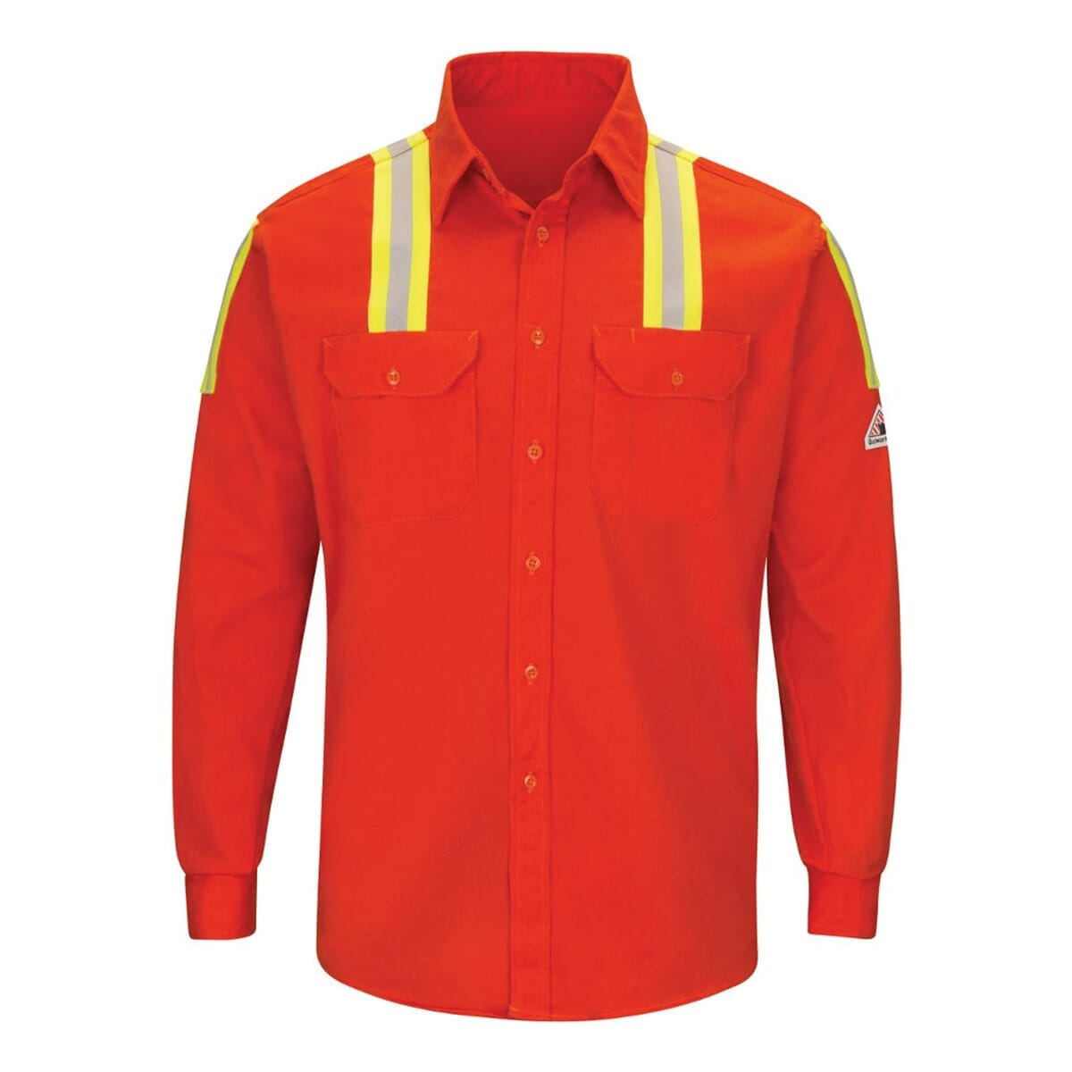 Men's Tall Enhanced Visibility Long Sleeve Uniform Shirt - SLATORT