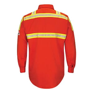Men's Tall Enhanced Visibility Long Sleeve Uniform Shirt - SLATORT