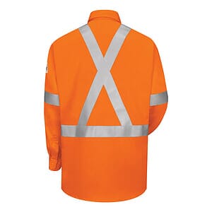 Work Shirt With CSA Compliant Reflective Trim - EXCEL FR® ComforTouch - SLUS