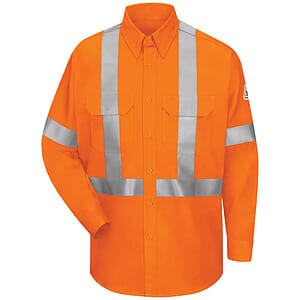Work Shirt With CSA Compliant Reflective Trim - EXCEL FR® ComforTouch - SLUS