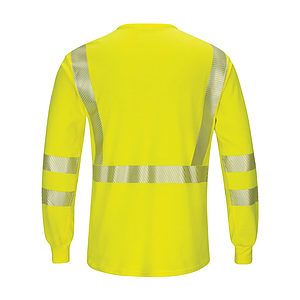 Men's Hi-Visibility Lightweight Long Sleeve T-Shirt - SMK8
