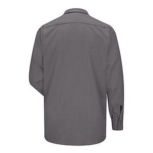 Men's Concealed-Gripper Pocketless Long Sleeve Shirt - CoolTouch® 2 - SMS2