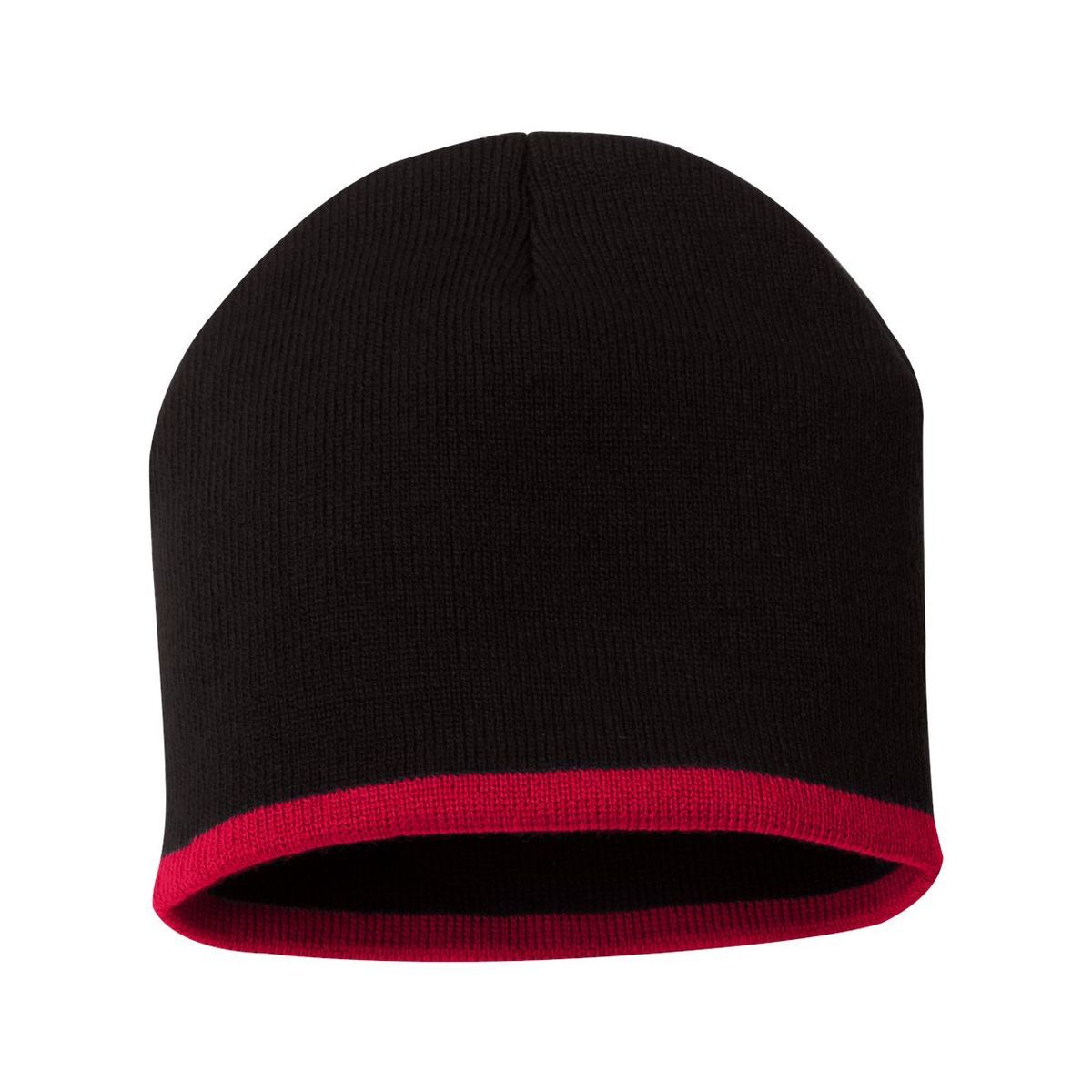 8" Bottom-Striped Beanie - SP09