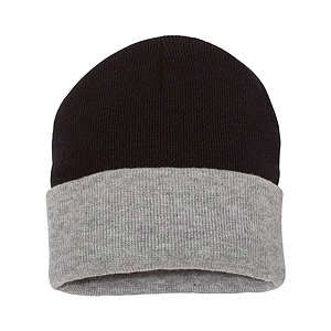 12" Color Blocked Cuffed Beanie - SP12T