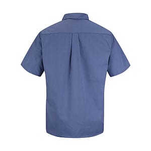 Men's Tall Mini-Plaid Uniform Short Sleeve Shirt - SP84T