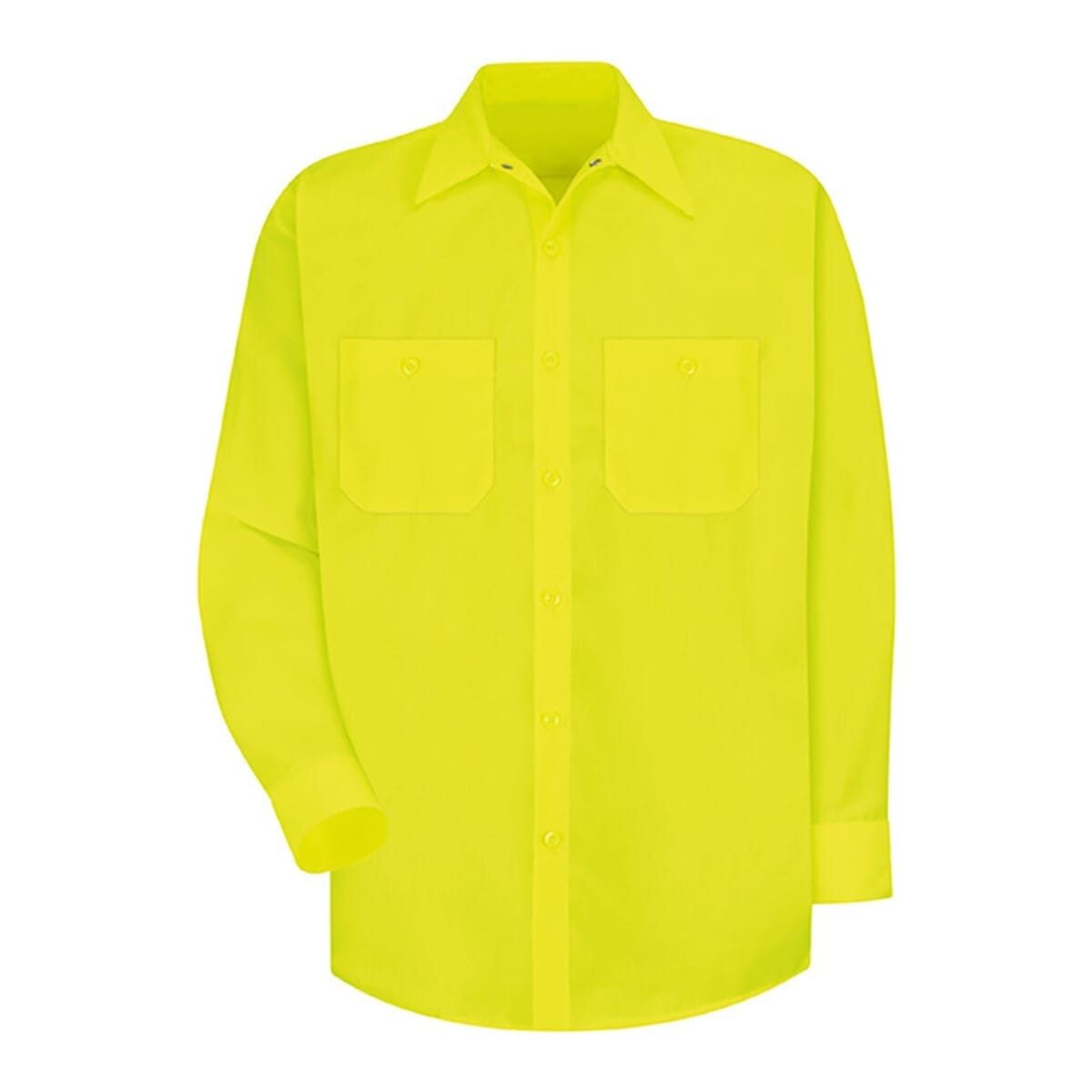 Men's Tall Enhanced Visibility Long Sleeve Work Shirt - SS14T