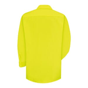 Men's Tall Enhanced Visibility Long Sleeve Work Shirt - SS14T