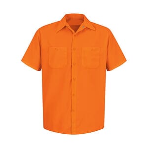 Men's Tall Enhanced Visibility Short Sleeve Work Shirt - SS24T