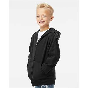 Youth Midweight Full-Zip Hooded Sweatshirt - SS4001YZ