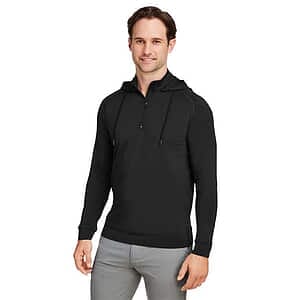 Unisex Vandyke Quarter-Zip Hooded Sweatshirt - SWV600