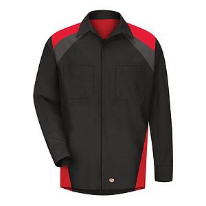 Men's Long Sleeve Tri-Color Shop Shirt - SY18