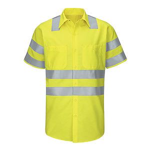 Men's Enhanced & Hi-Visibility Work Shirt - SY24
