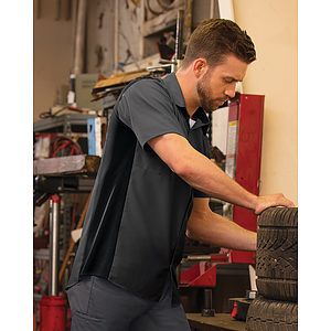 Men's Performance Plus Short Sleeve Shirt with Oilblok Technology - SY42