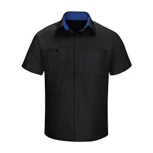 Men's Tall Performance Plus Short Sleeve Shirt with Oilblok Technology - SY42T
