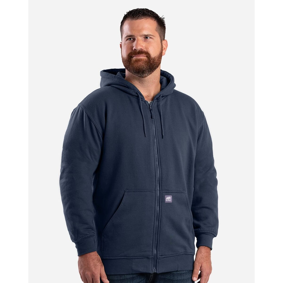 Men's Tall Heritage Thermal-Lined Full-Zip Hooded Sweatshirt - SZ101T