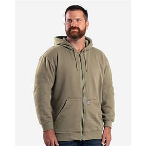 Men's Tall Heritage Thermal-Lined Full-Zip Hooded Sweatshirt - SZ101T