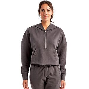 Women's Alice Half-Zip Hooded Sweatshirt - TD077