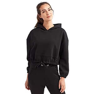 Women's Cropped Maria Hooded Sweatshirt - TD085