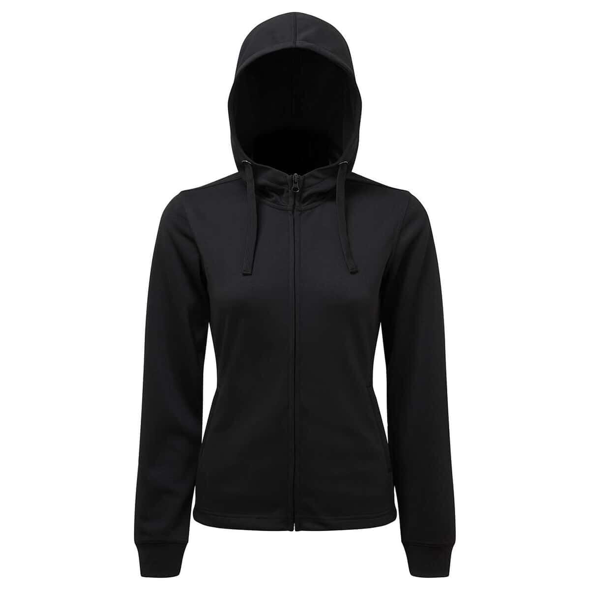 Women's Spun Dyed Full-Zip Hooded Sweatshirt - TD498