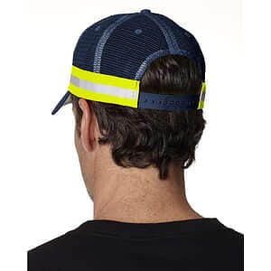 Trucker Reflector High-Visibility Constructed Cap - TR102