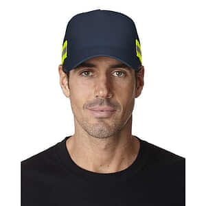 Trucker Reflector High-Visibility Constructed Cap - TR102