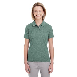Women's Heathered Pique Polo - UC100W