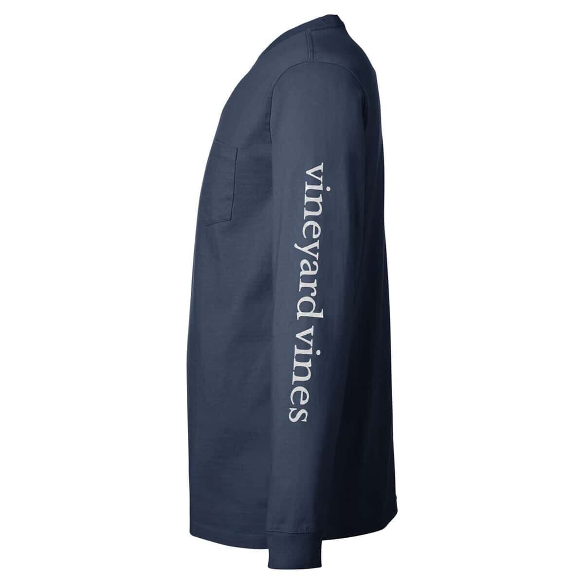 Unisex Long Sleeve Pocket T-Shirt - V021214