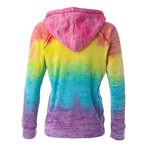 Women’s Courtney Burnout V-Notch Hooded Sweatshirt - W1162