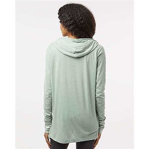 Women's Heathered Jersey Hooded Tunic - W19439
