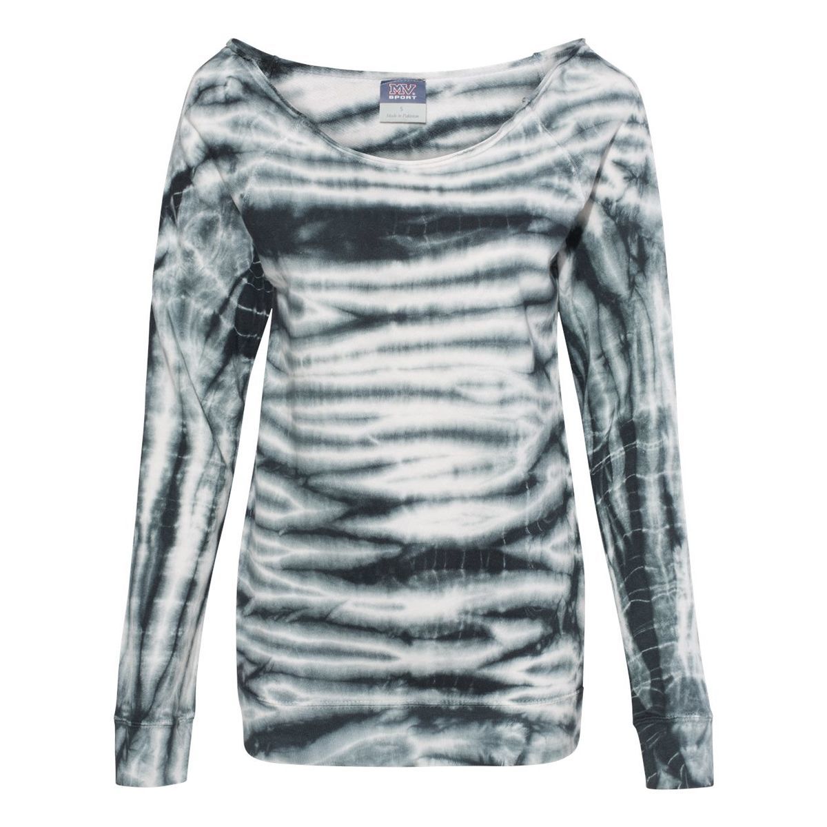 Women's French Terry Off-the-Shoulder Tie-Dyed Sweatshirt - W20173