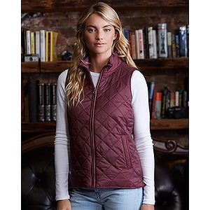 Women's Vintage Diamond Quilted Vest - W207359