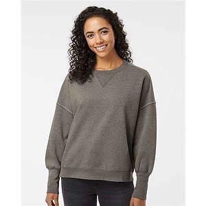 Women's Sueded Fleece Crewneck Sweatshirt - W22712