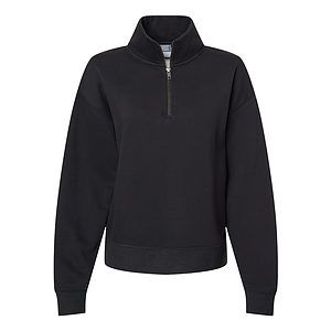 Women's Sueded Fleece Quarter-Zip Sweatshirt - W22713