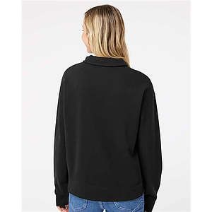 Women's Sueded Fleece Quarter-Zip Sweatshirt - W22713