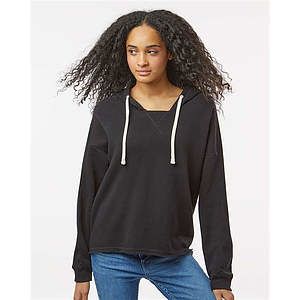 Women's Angel Fleece Crop Hooded Sweatshirt - W23101