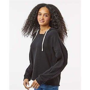 Women's Angel Fleece Crop Hooded Sweatshirt - W23101
