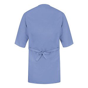 Men's Collarless Poplin Butcher Wrap - WP18