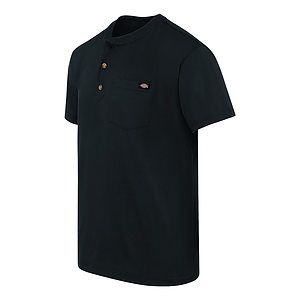 Men's Tall Heavyweight Traditional Short Sleeve Henley - WS51T
