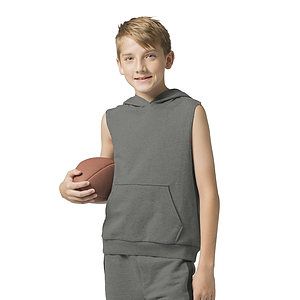 Youth Stadium Hooded Sleeveless Sweatshirt - YR51