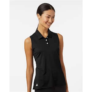 Women's Ottoman Sleeveless Polo - A1005