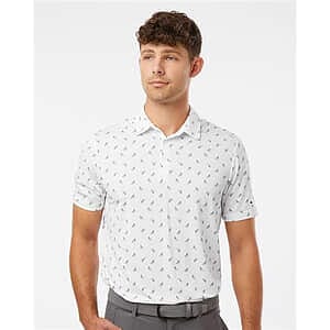 Men's Ultimate365 Mesh Print Polo - A2012
