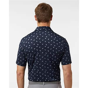 Men's Ultimate365 Mesh Print Polo - A2012